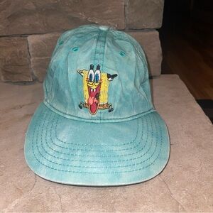 Nickelodeon Spongebob Squarepants Mad Engine Teal Adjustable Cotton Hat